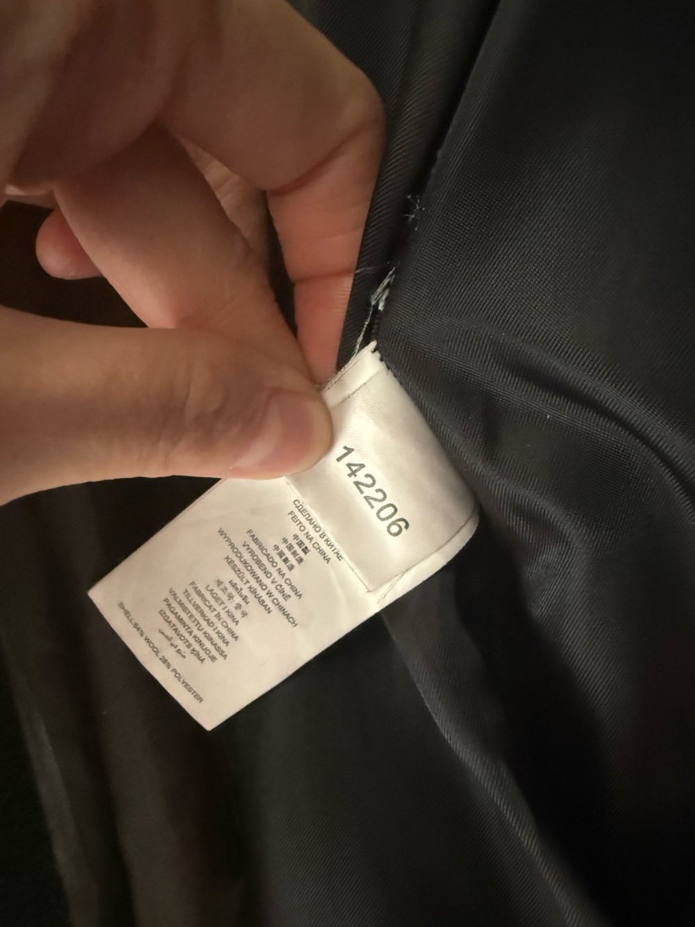 Michael Kors Black Belted Wool-Blend Coat - Picture 5 of 5